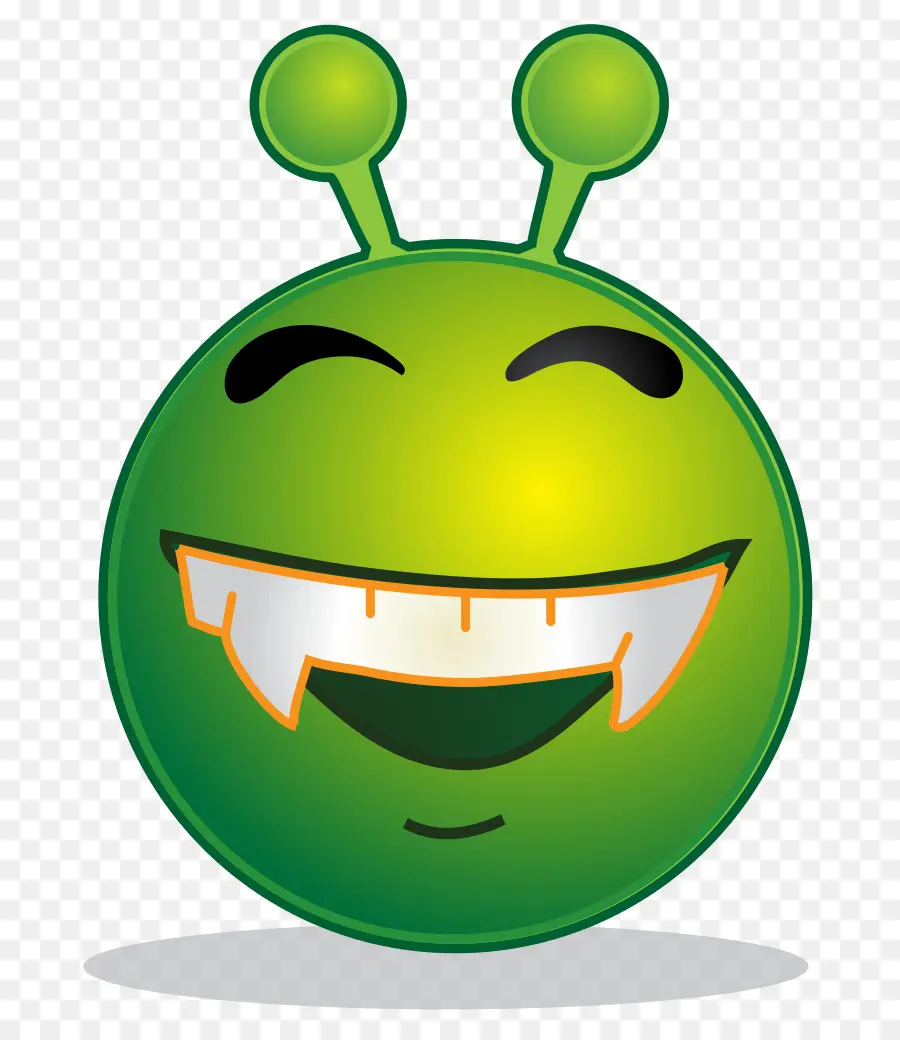 Extraterrestre Vert，Sourire PNG