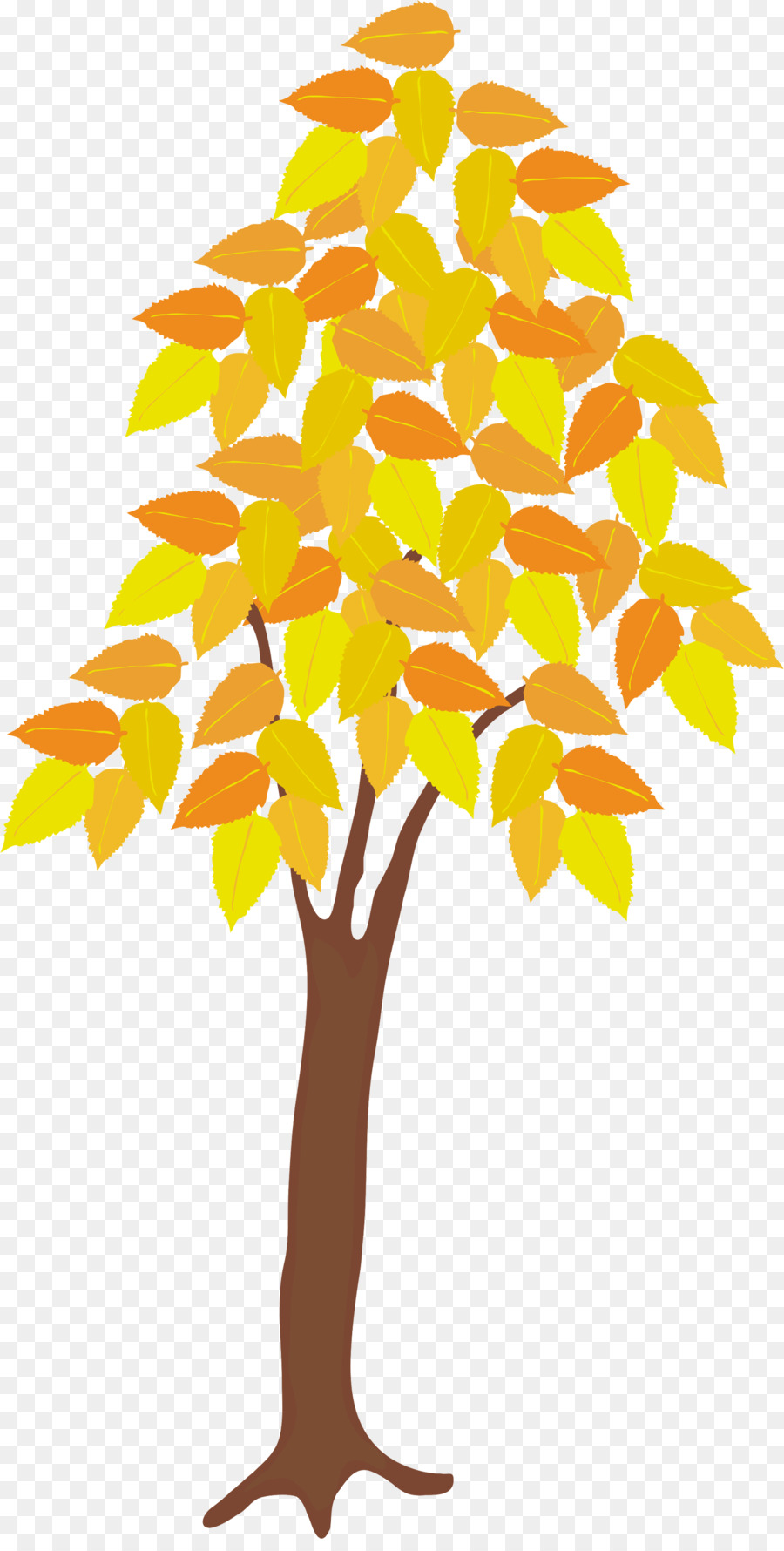 Arbre D'automne，Feuilles PNG