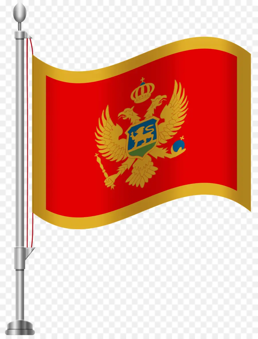 Drapeau Du Monténégro，Rouge PNG