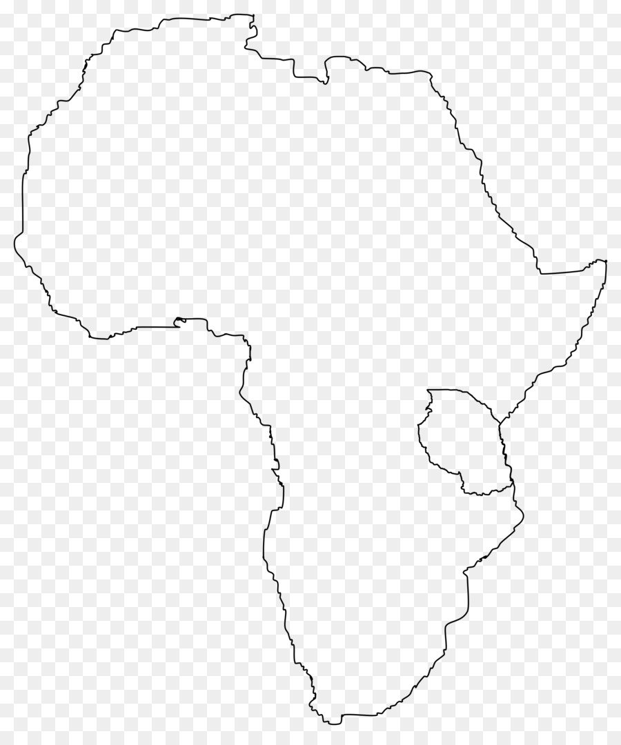 Carte De L'afrique，Continent PNG