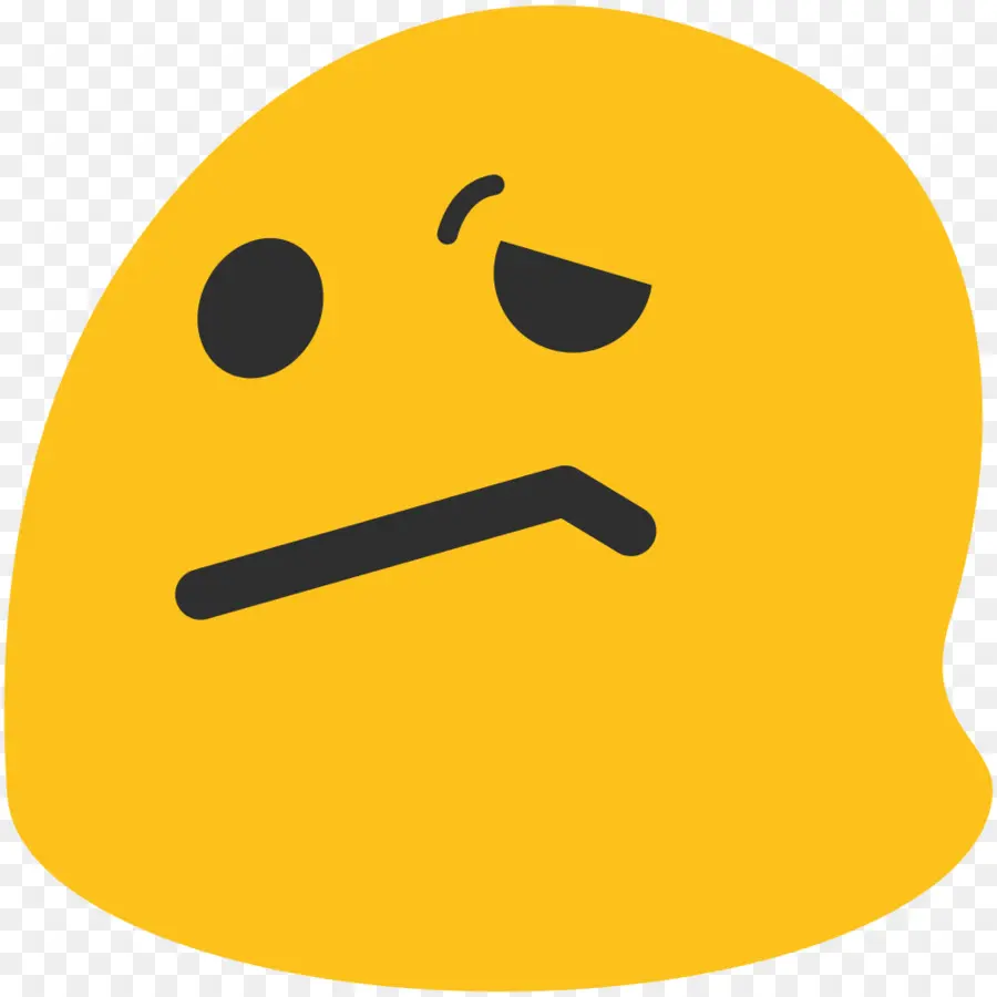 Emoji Sceptique，Affronter PNG