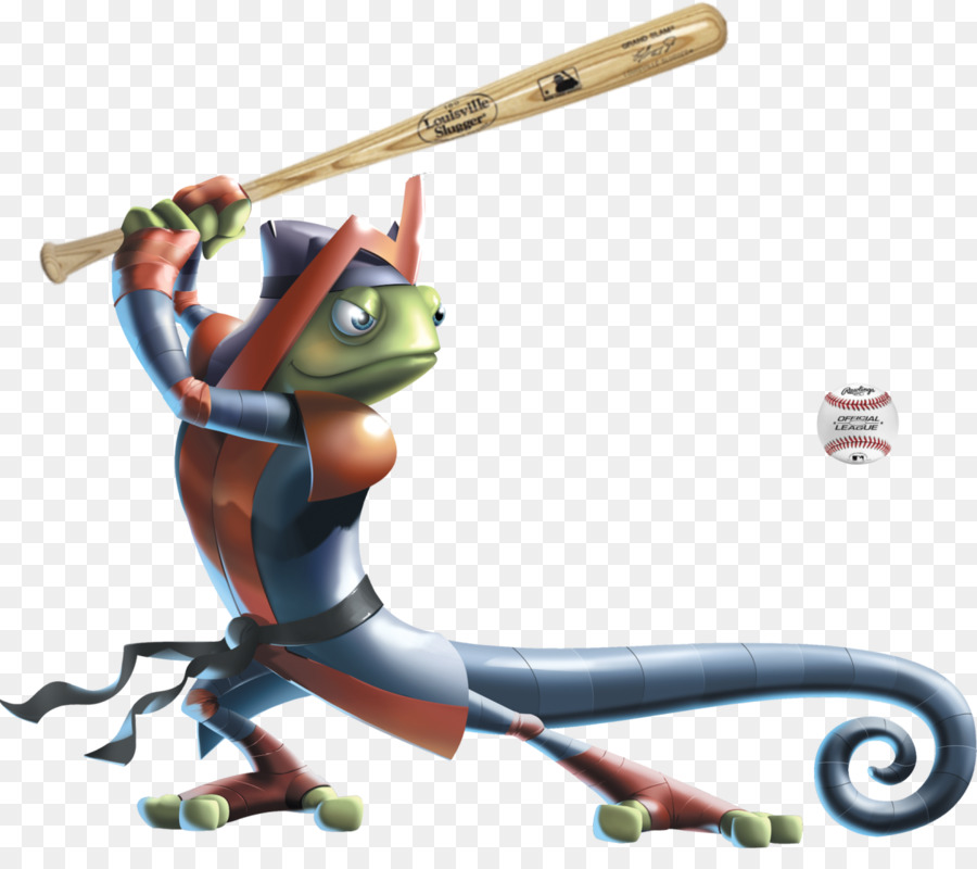 Lézard Avec Batte De Baseball，Base Ball PNG