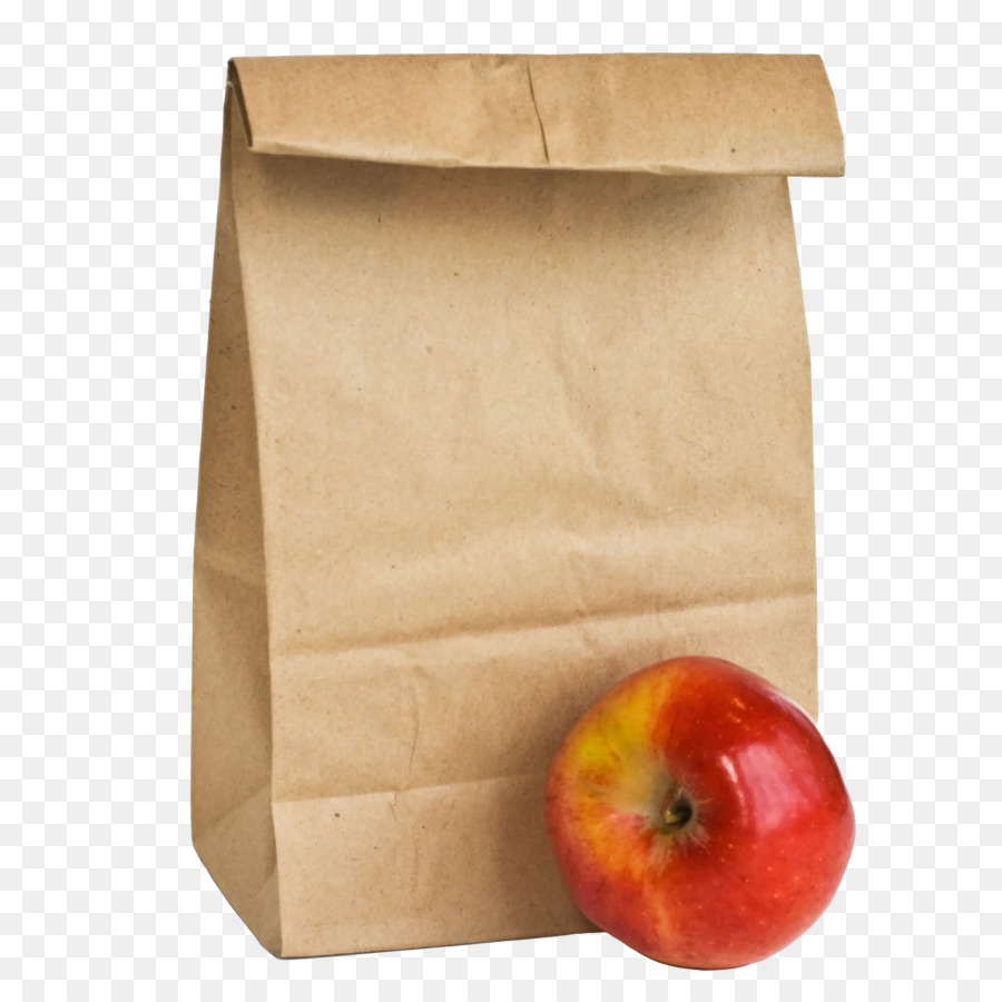 Sac En Papier，Pomme PNG