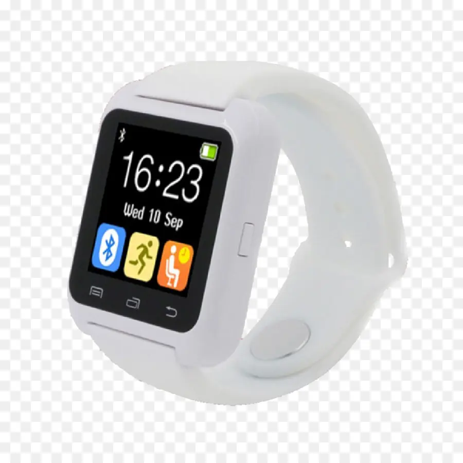 Montre Connectée Blanche，Portable PNG