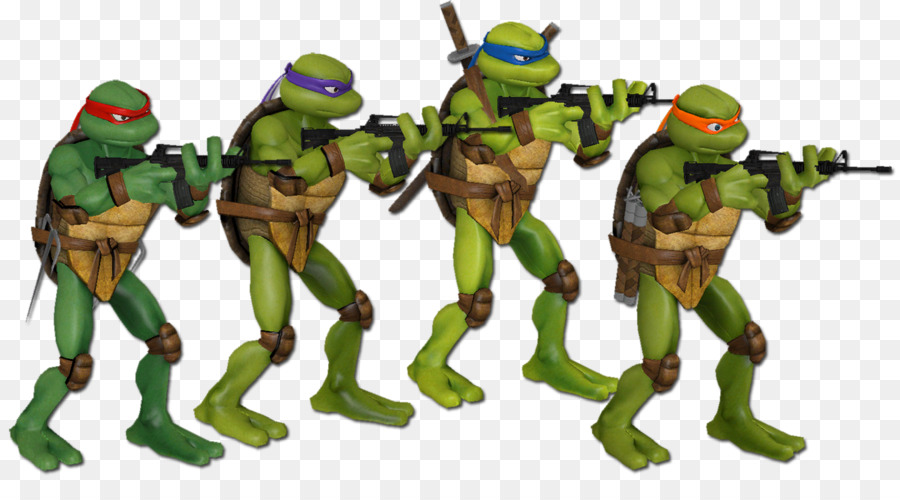 Tortues Ninja，Action PNG