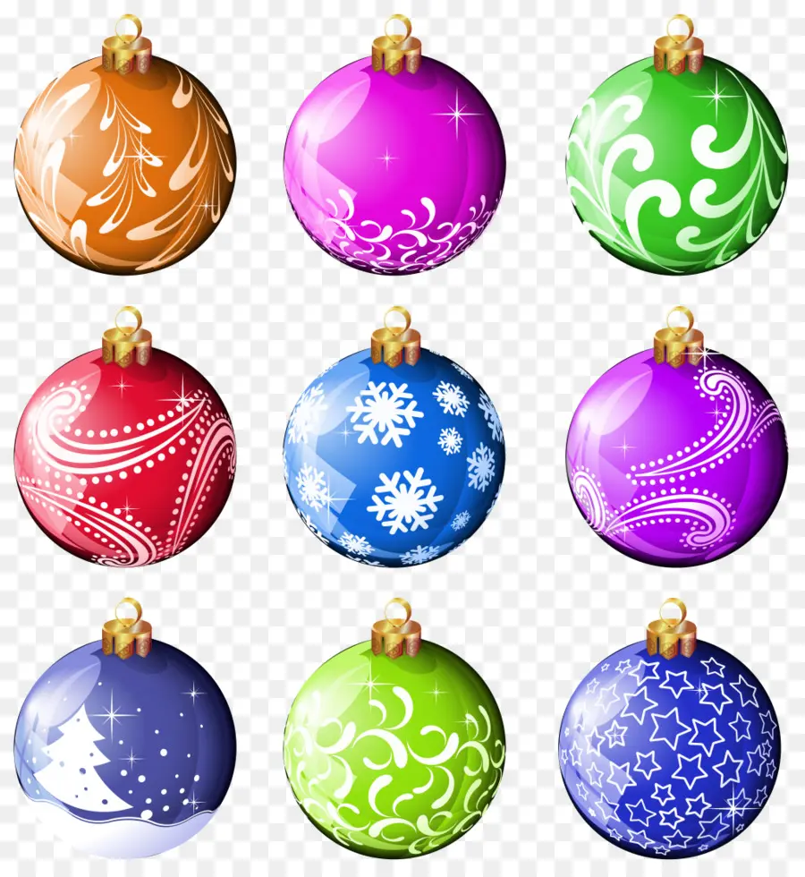 Décorations De Noël，Babioles PNG