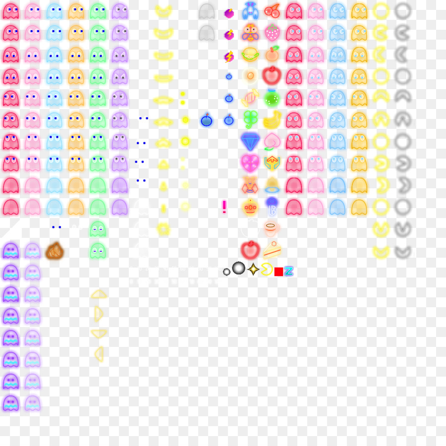 Icônes Pac Man，Personnages PNG