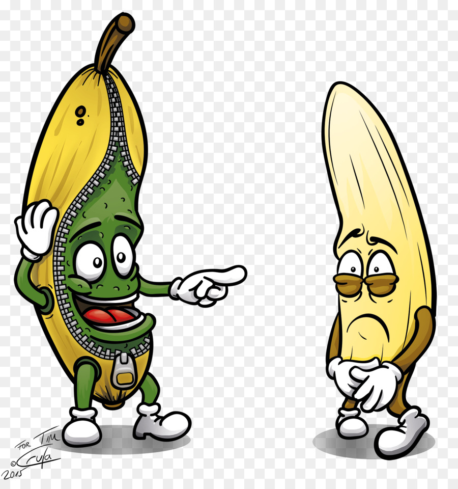 Personnages De Banane，Fruit PNG