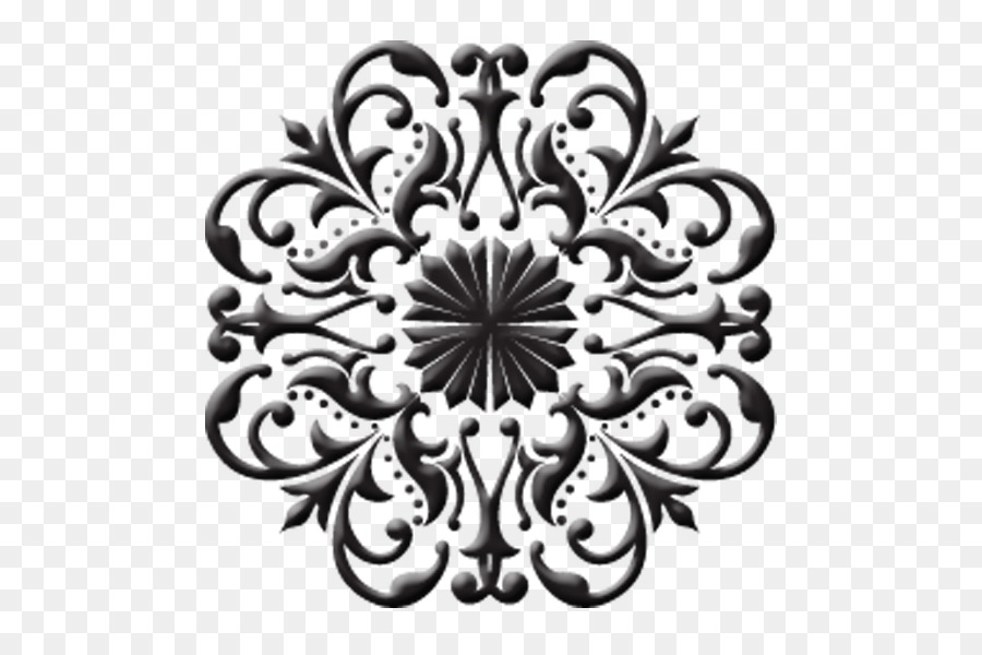 Motif Floral En Relief，Texture PNG