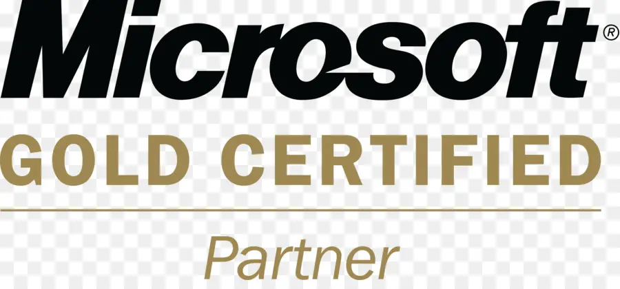 Partenaire Certifié Microsoft Gold，Microsoft PNG