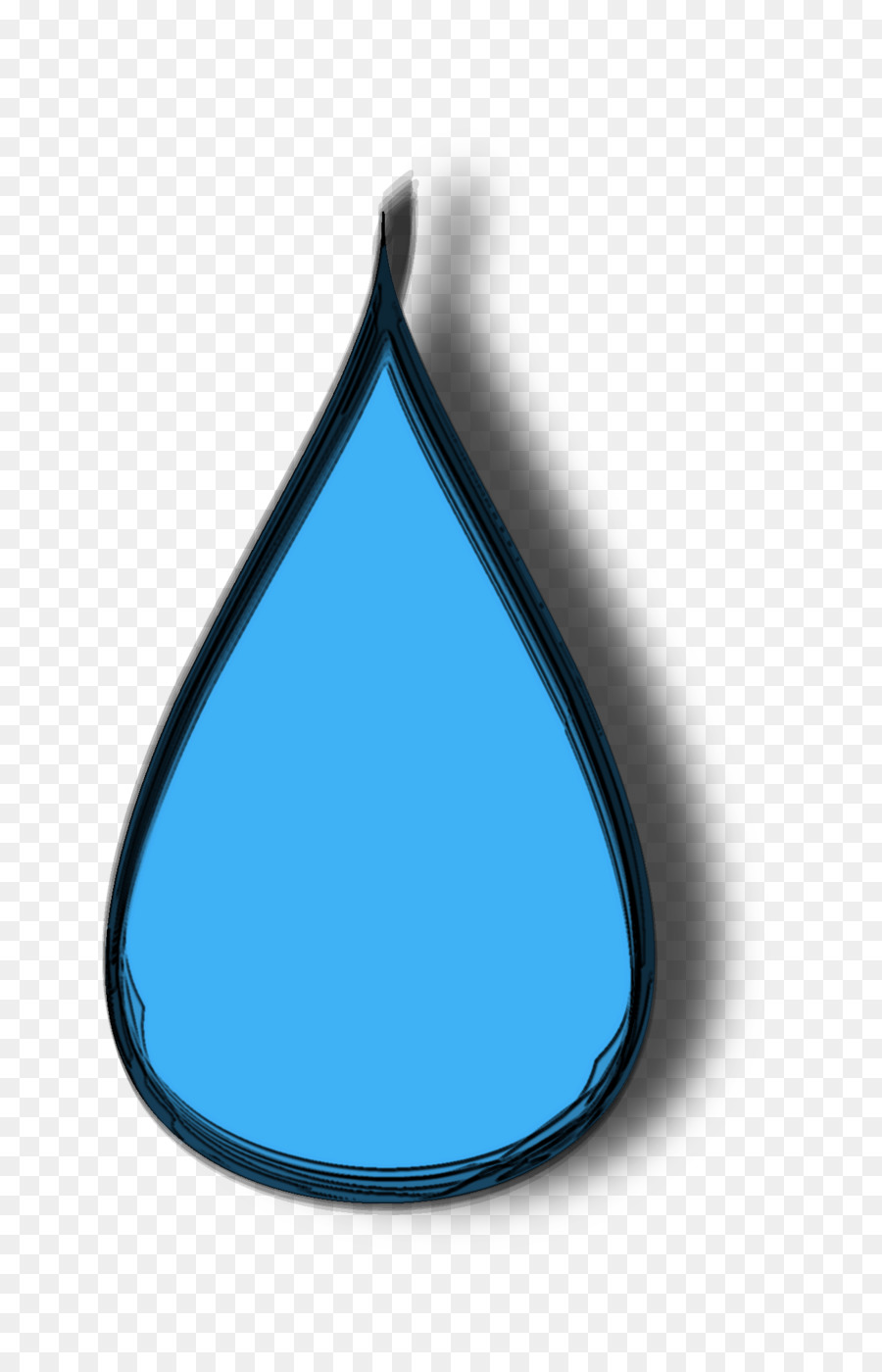 Goutte D'eau Bleue，Eau PNG