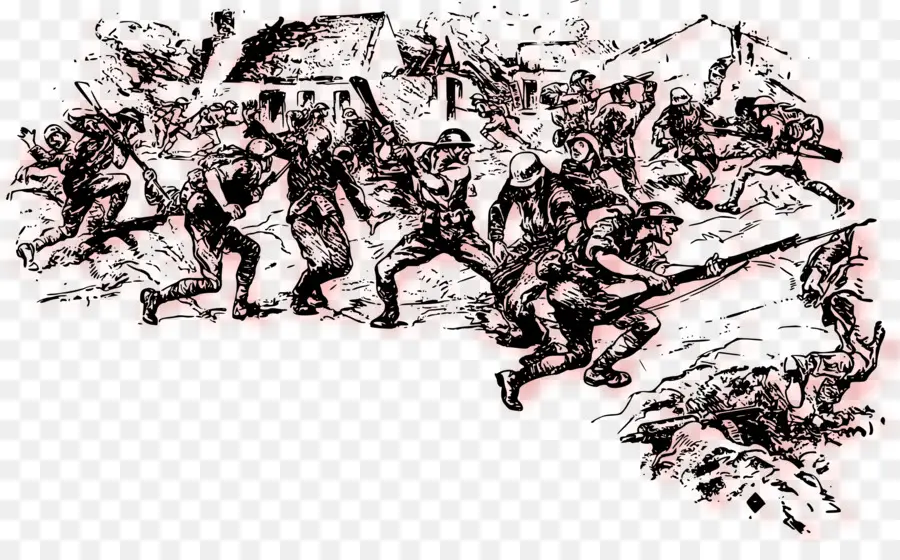 Scène De Bataille，Guerre PNG