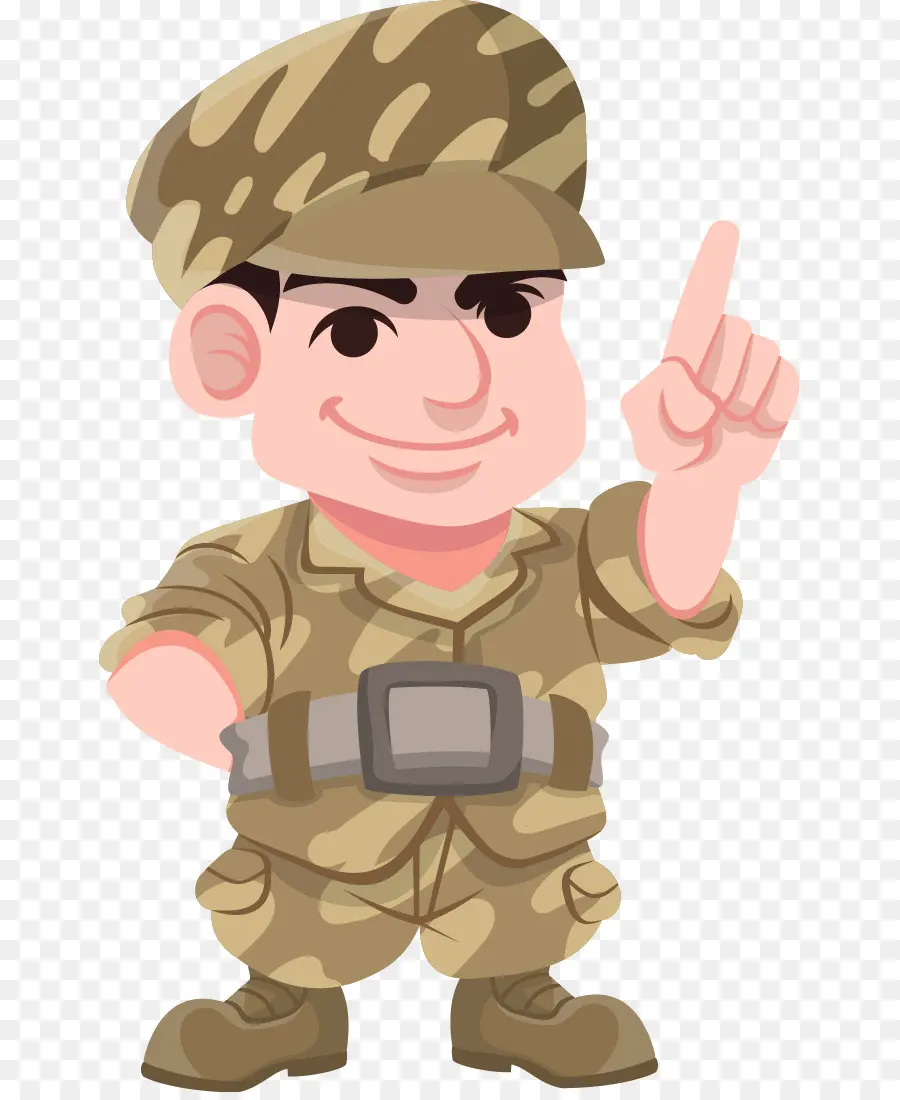 Soldat De Dessin Animé，Militaire PNG