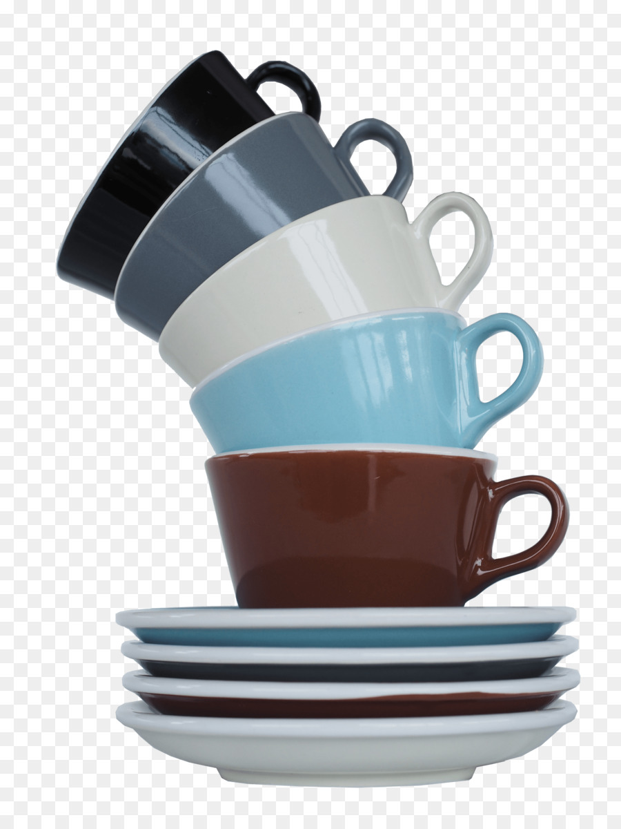 Tasses Colorées，Empilé PNG