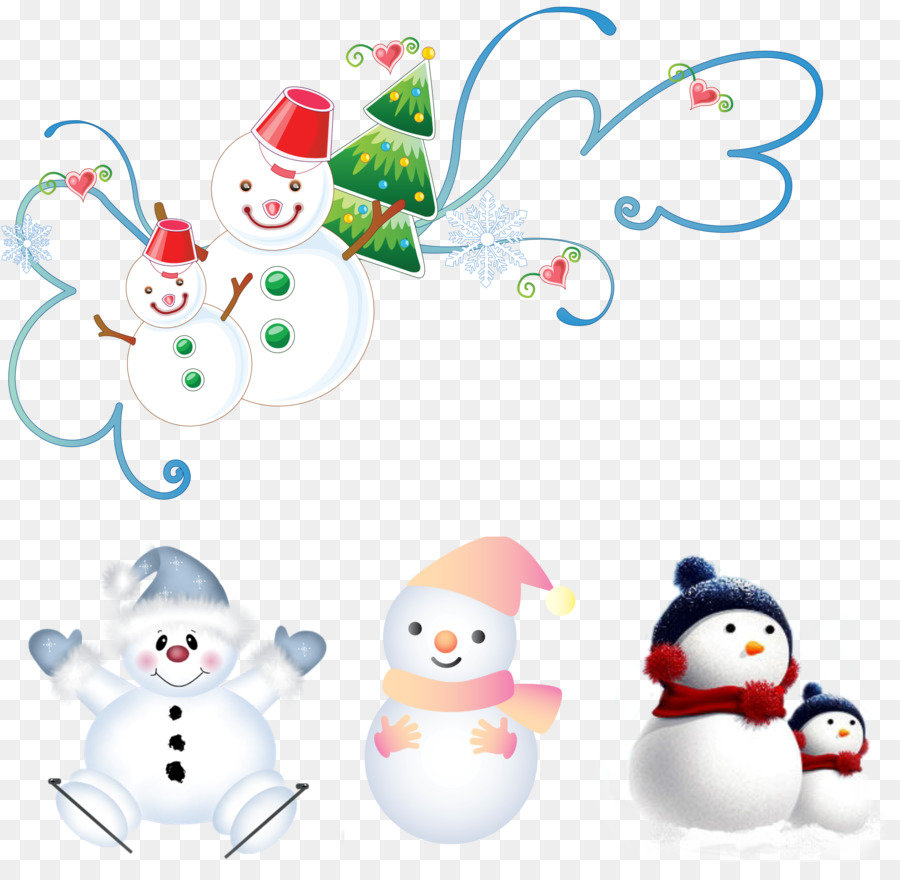 Bonhommes De Neige，Hiver PNG