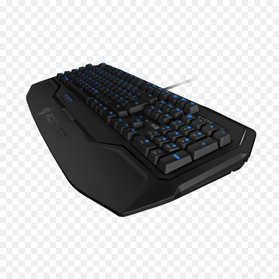 Clavier Noir，Rétroéclairage Rouge PNG