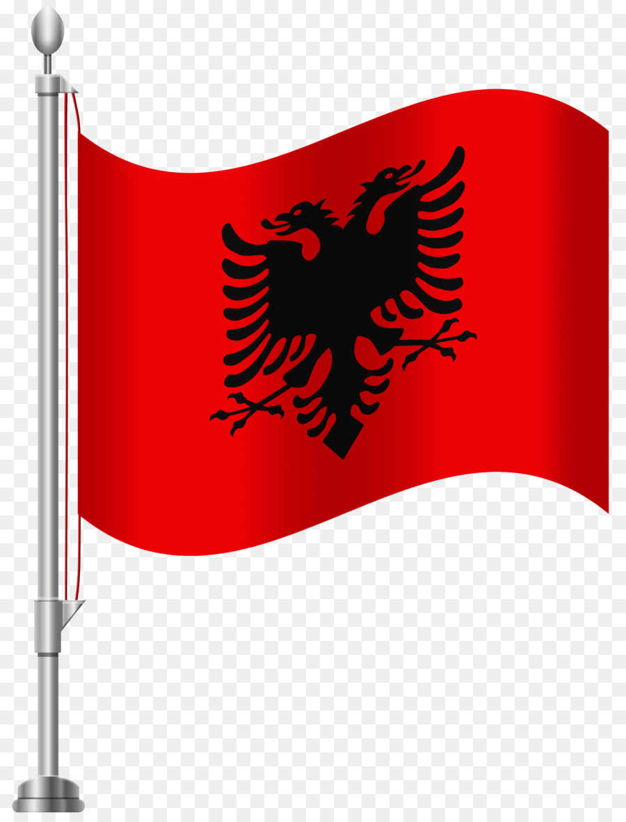 Drapeau Albanais，Rouge PNG