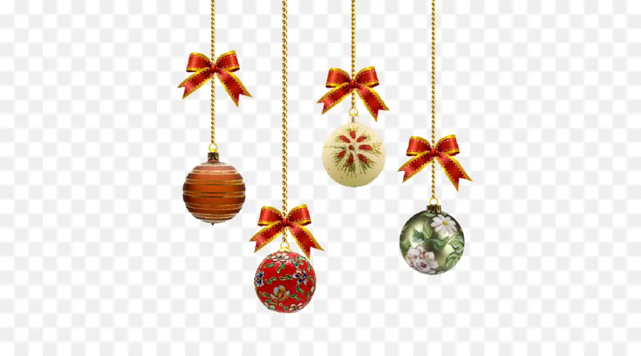 Ornements De Noël，Boules PNG