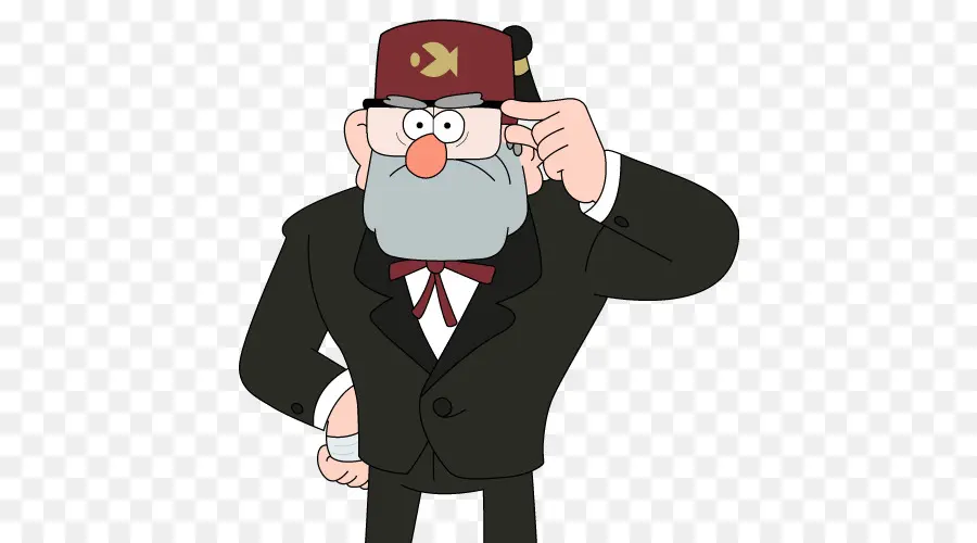 Grunkle Stan，Ourse Pins PNG