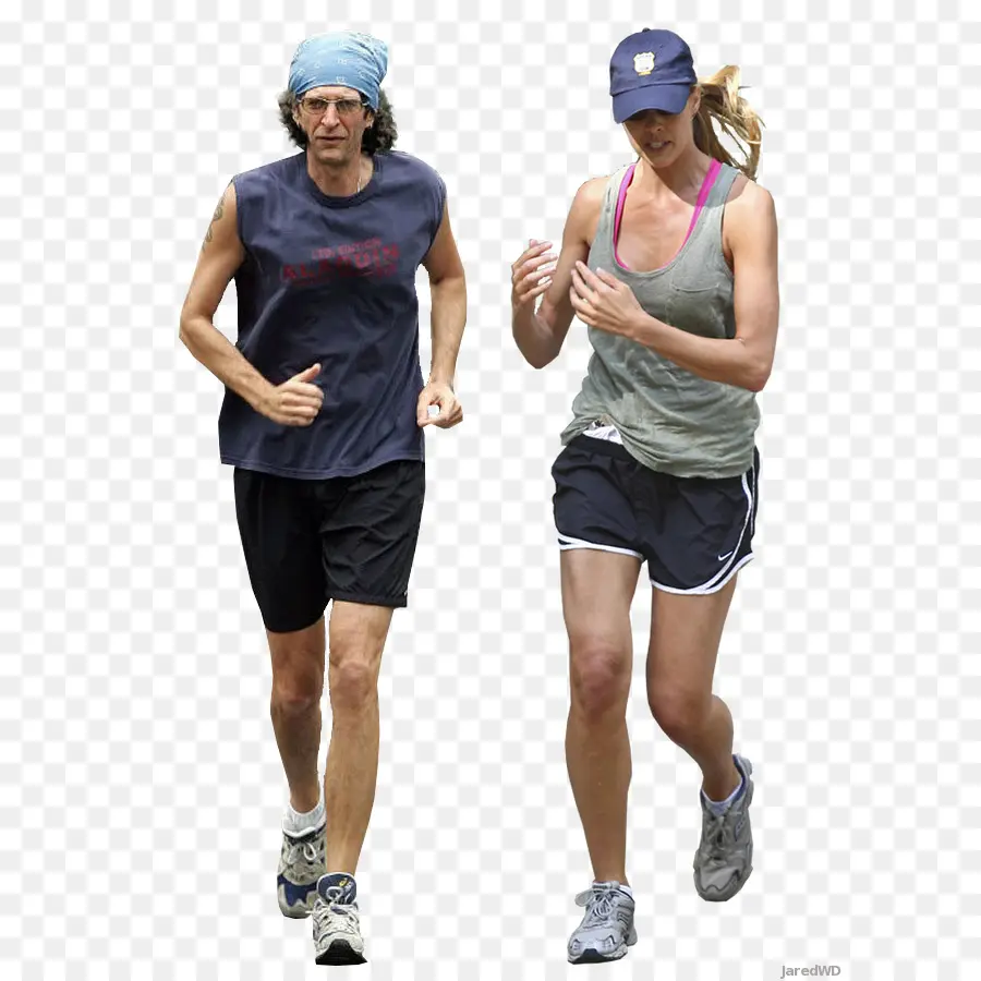 Couple Qui Fait Du Jogging，Exercice PNG