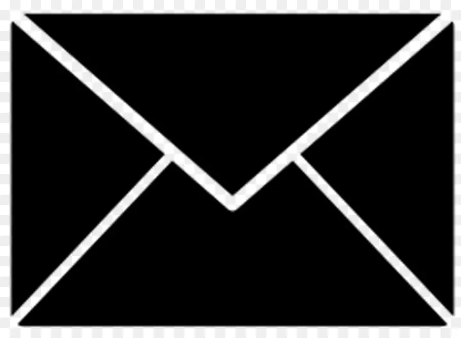 Enveloppe，Noir PNG