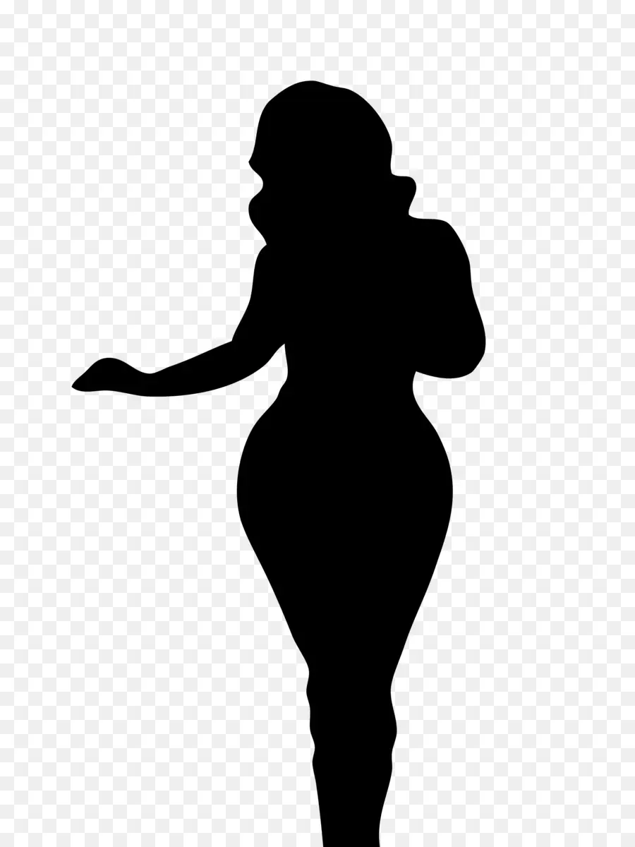 Femme Silhouette，Ombre PNG