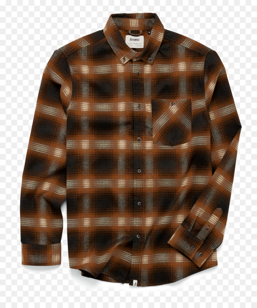 Chemise à Carreaux，Flanelle PNG