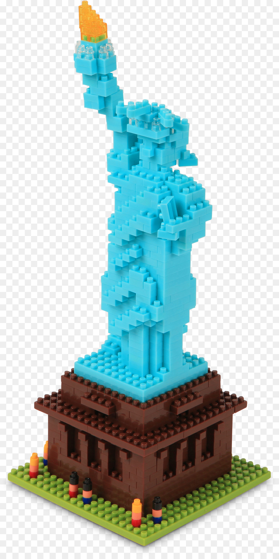 Statue De La Liberté，Nanoblock PNG