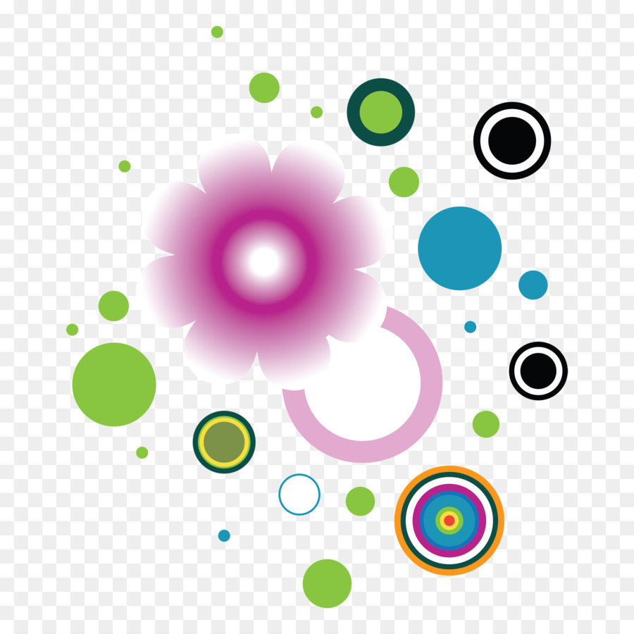 Cercles Colorés，Cercles PNG