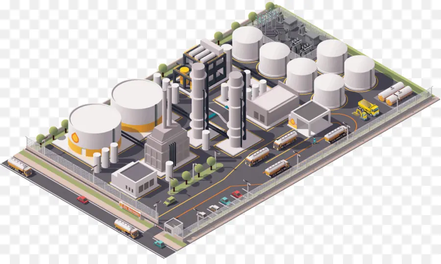 L'industrie Pétrolière，Raffinerie De Pétrole PNG