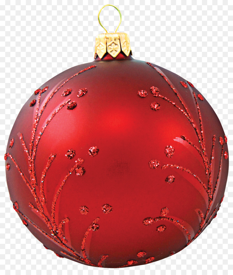 Ornements De Noël Rouges，Boules PNG