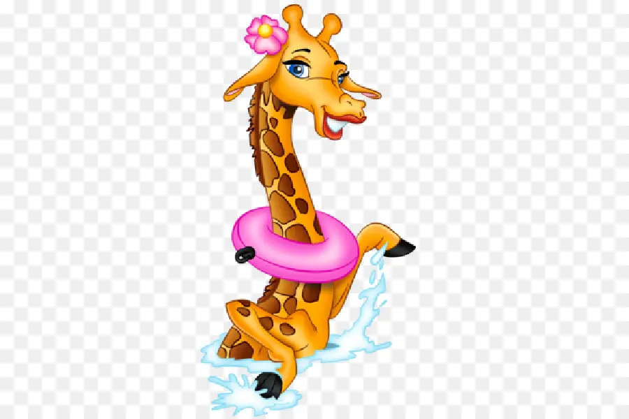 Girafe Avec Flotteur，Girafe PNG