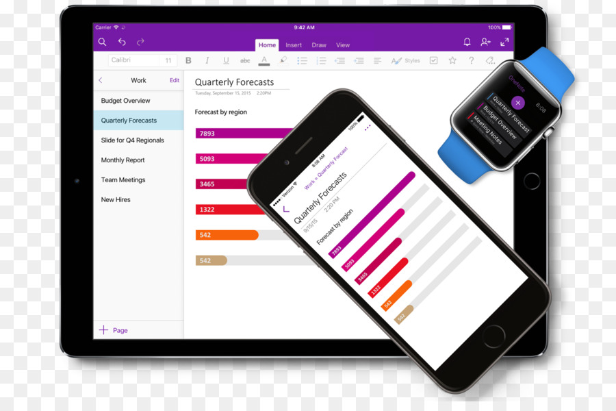 Microsoft Onenote，Evernote PNG