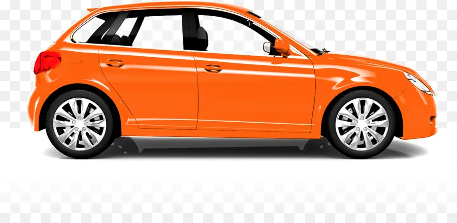 Voiture Orange，Véhicule PNG