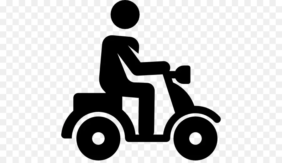 Personne Sur Scooter，Cavalier PNG