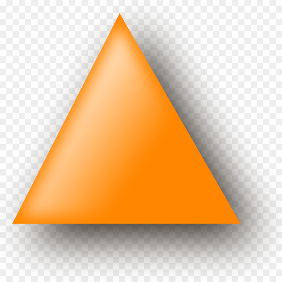 Triangle Orange，Géométrique PNG