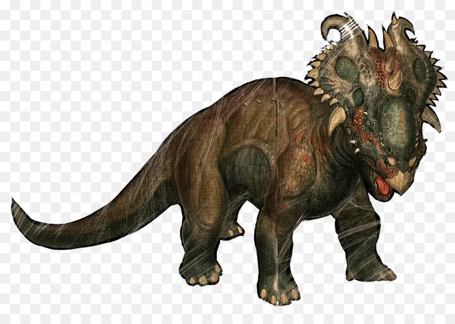 Tricératops，Dinosaure PNG