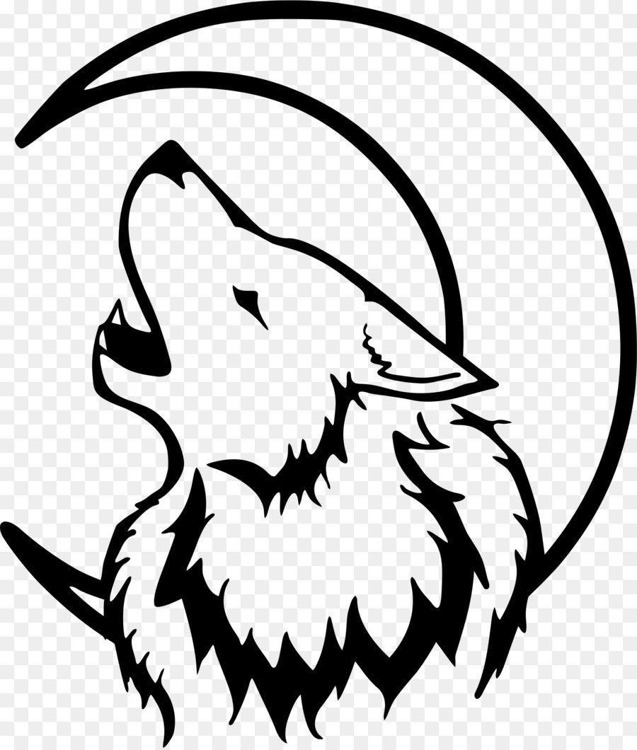 Loup Gris Dessin Phase Lunaire Png Loup Gris Dessin Phase Lunaire Transparentes Png Gratuit