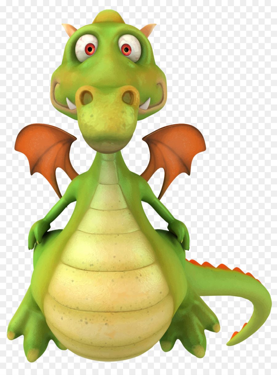 Dragon De Dessin Animé，Rouge PNG