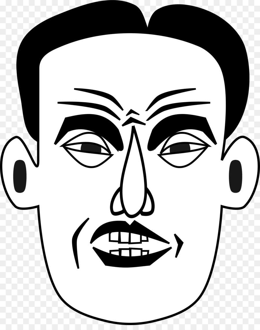 Visage De Dessin Animé，Expression PNG