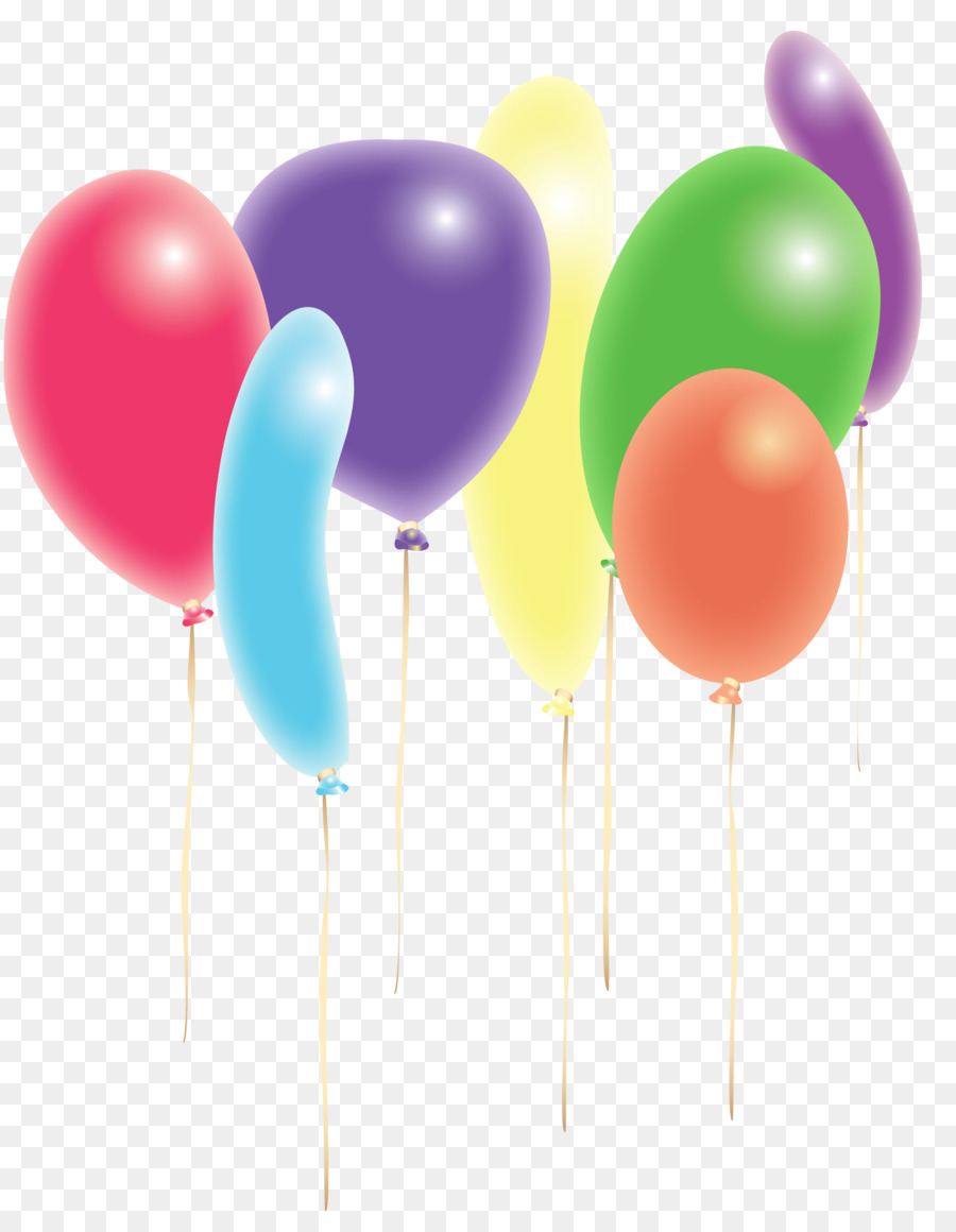 Ballons Colorés，Célébration PNG