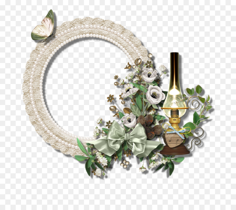 Couronne Décorative，Fleurs PNG