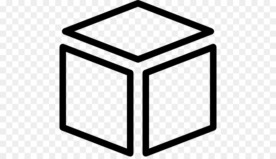 Cube Noir，3d PNG