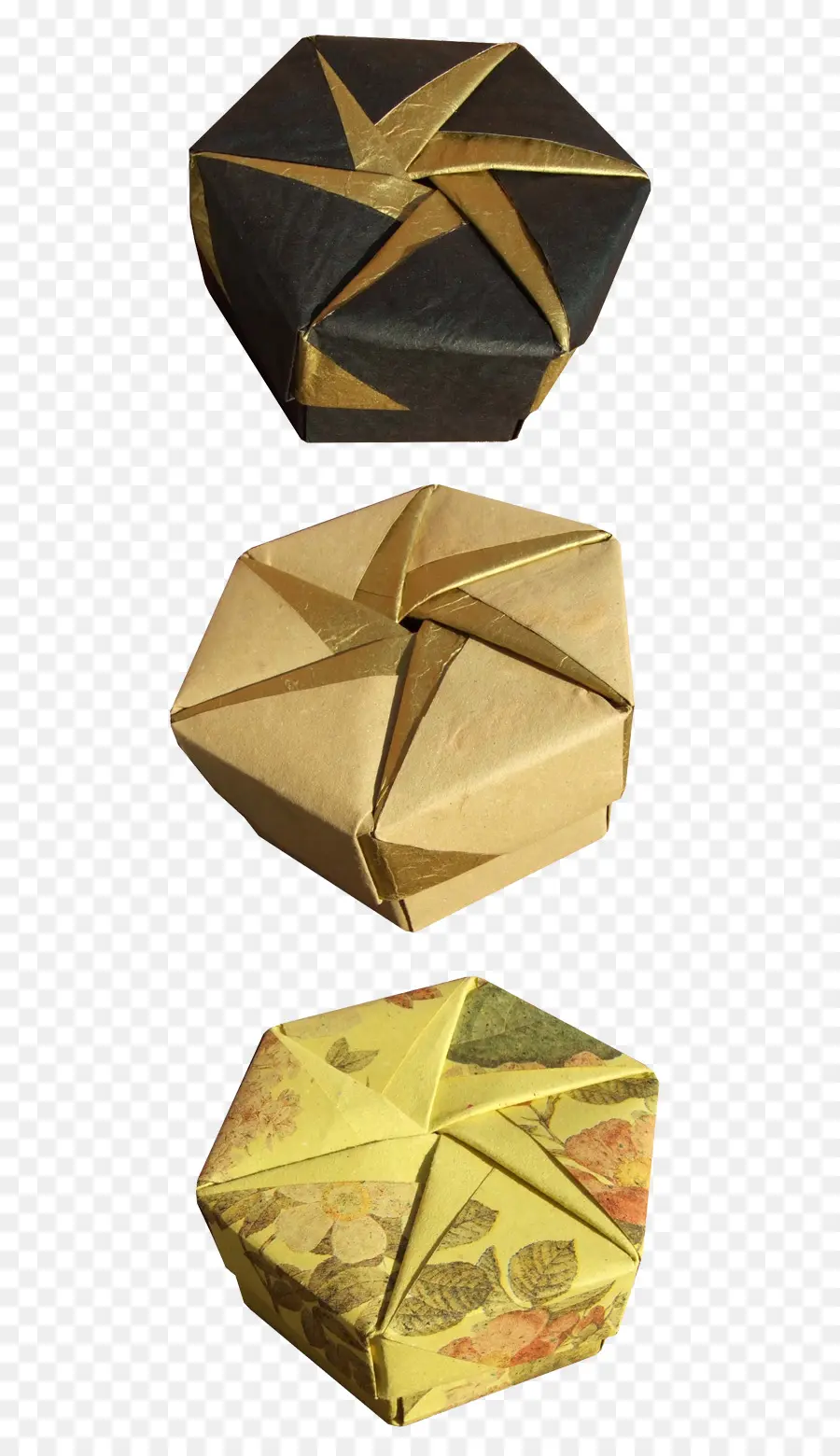 Boîtes Origami，Papier PNG