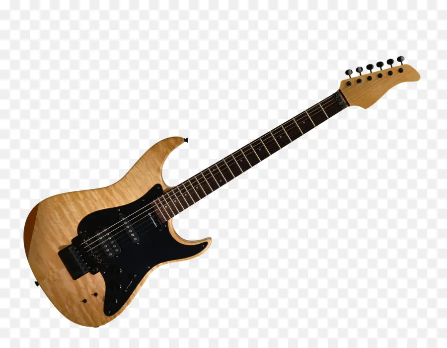 Guitare électrique En Bois，Cordes PNG