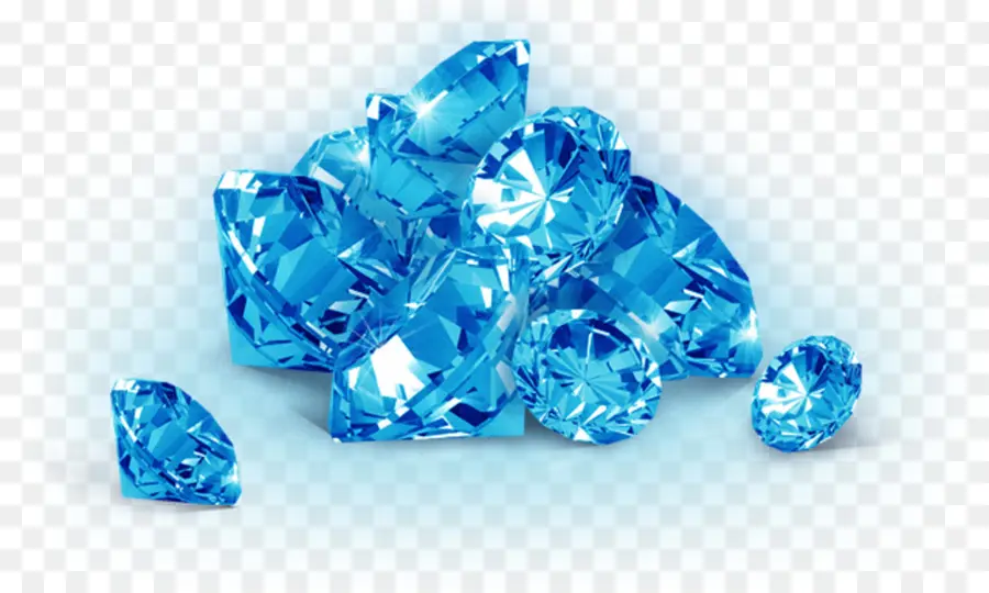 Pierres Précieuses Bleues，Bijoux PNG