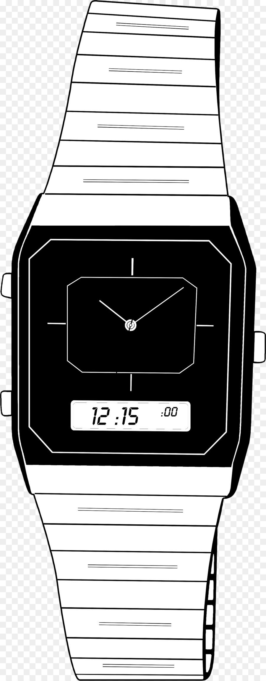 Montre，Horloge Digitale PNG