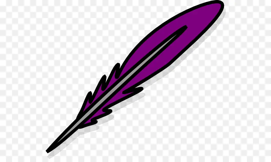 Plume Violette，Penne PNG