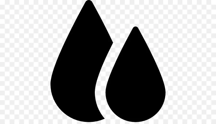 Gouttes D'eau Noire，Liquide PNG