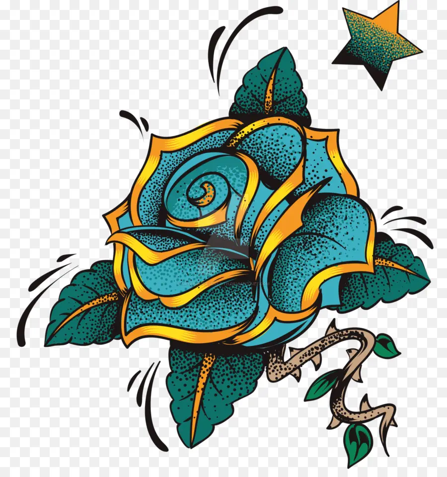 Rose Bleue，Fleur PNG